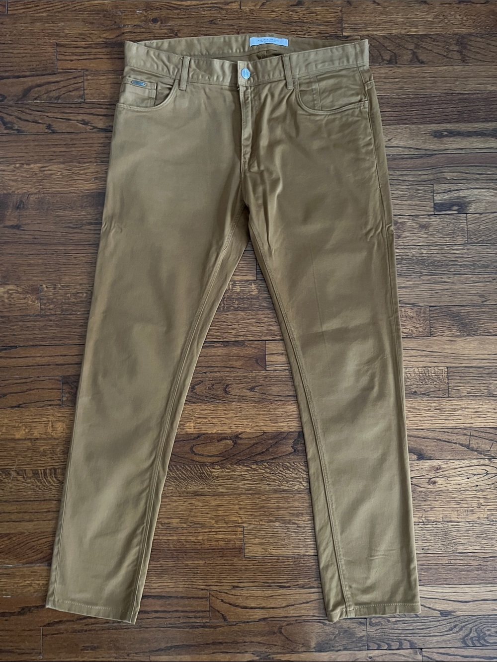 Zara Man Tan Chino Pants